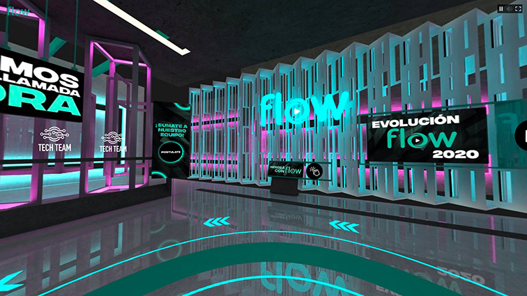 Telecom Flow para Agencia P-per, Expo Nerdearla, 2020