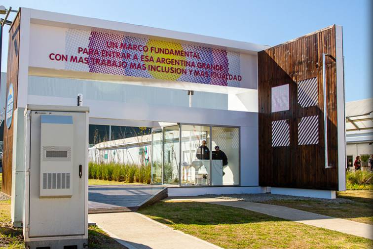 Ministerio de Trabajo - Pórtico, Tecnópolis, 2014